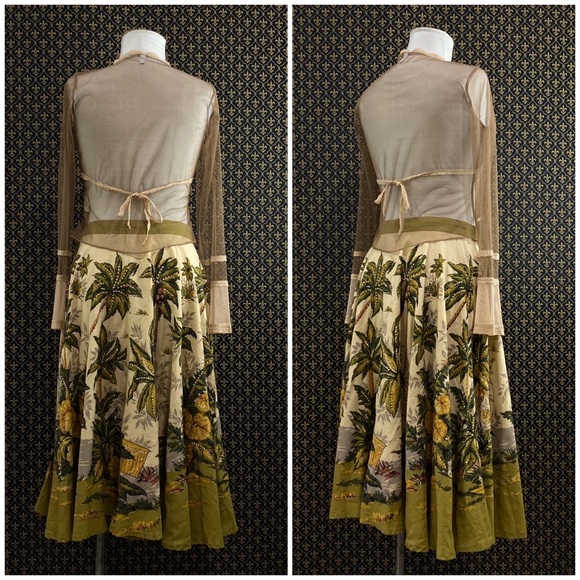 NWTs Anthro “Sun Palm Skirt” by Rose + Rose - Picture 6 of 8